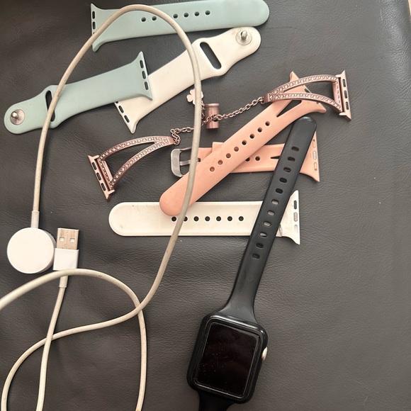 Apple Accessories - Series 2 Apple Watch with Charger and a few Bands